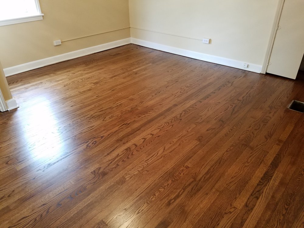 After: restored floor
